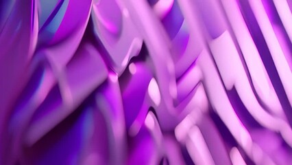 Poster - Purple Iridescent Crystal Close Up Generative AI