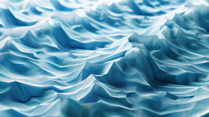 Wall Mural - wallpaper shape of wave background, origami style