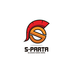 Wall Mural - Letter s sparta logo vector