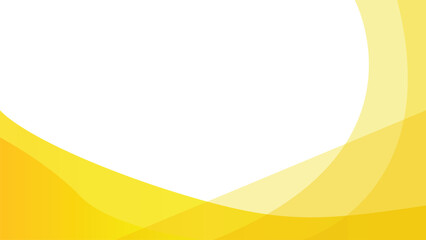 Wall Mural - minimal yellow abstract background with dynamic curve and copy space for design