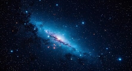 Wall Mural - Stars and nebula in outer space, constellation galaxy in Universe, cosmos background.