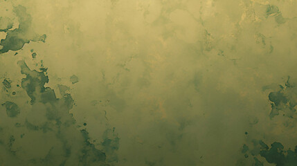 Poster - Green watercolor background for design, texture, and art with copy space text