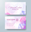 © REZI - Beautiful business card template with watercolor