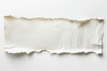 Sticker - Vintage ripped paper backgrounds white torn.