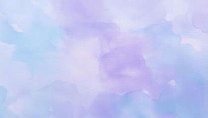 Wall Mural - Blue and purple watercolor background on paper texture