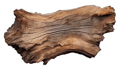 Wall Mural - old big tree cut isolated on transparent background