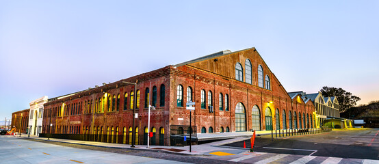 Canvas Print - Union Iron Works Historic District at Pier 70, Potrero Point in San Francisco - California, United States