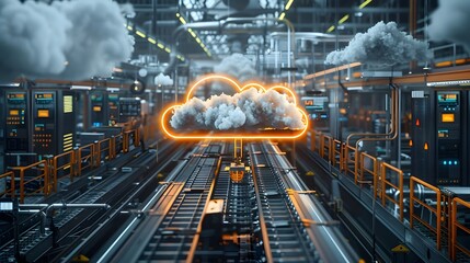 Poster - cloud computing for modern manufacturing with connected assembly line and analytics