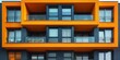 © Nice Seven - Modern Apartment Building with Orange Accents
