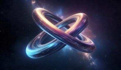 Poster - Infinity 3D galaxy space