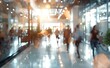 © Timeless_art - Busy office space in a modern interior design, walking past each other, conceptual, blurry photography