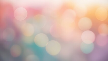 Poster - background abstract blur bokeh soft pastel colors