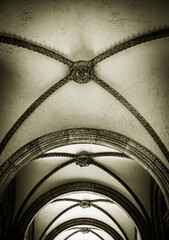 Wall Mural - Decoration on the ceiling in Doge's Palace in Venice