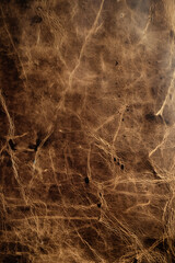 Wall Mural - Full frame shot of brown leather showing texture and grain