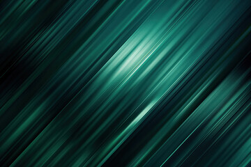Poster - Abstract background with diagonal green lines creating speed effect