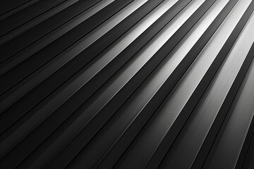 Wall Mural - Abstract metallic background with parallel lines forming a pattern