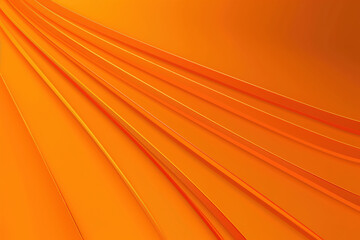 Poster - Abstract orange curved lines background creating wavy pattern