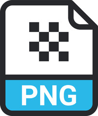 Poster - PNG file icon vector. symbol, sign