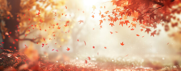 Wall Mural - Autumn Design Background