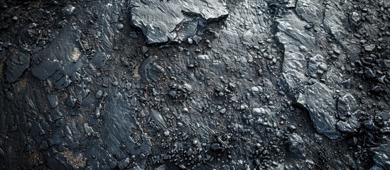Poster - Not focused on the surface of nickel ore saprolite in open pit mines. with copy space image. Place for adding text or design