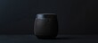 © vxnaghiyev - Smart home speaker device on black background. with copy space image. Place for adding text or design