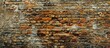 © vxnaghiyev - Background of old vintage brick wall. with copy space image. Place for adding text or design