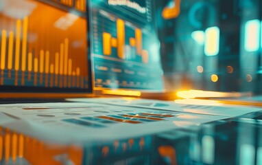Poster - Financial Charts and Data Analysis