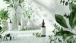 © SIYI - Botanical Aromatherapy & Natural Skincare Ad Poster, Elegant E-commerce Design in C4D, Herbal Essence Product Showcase