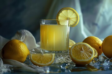 Sticker - Refreshing Summer Lemonade with Lemon Slices