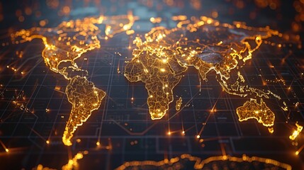 Poster - From the concepts series, the best Internet Concept of global business