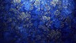 © Irfanan - Majestic Elegance. Royal blue background with gold accents concept