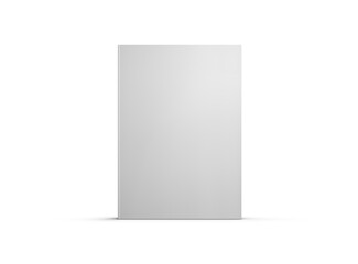 Wall Mural - book mockup isolated on white background. template of a cover. 3d rendering