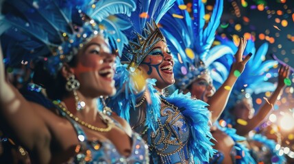 Canvas Print - woman in carnival mask