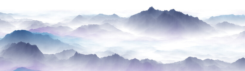 Wall Mural - panorama of mountains