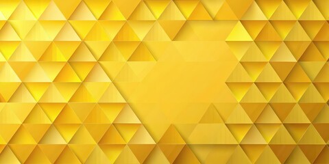 Canvas Print - Geometric background plane yellow with triangles render, Geometric, background, plane, yellow, triangles,render, abstract