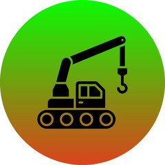 Canvas Print - Crane Icon