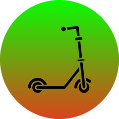 Canvas Print - Kick Scooter Icon