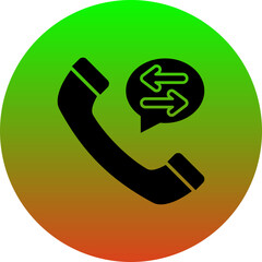 Sticker - Call Transfer Icon