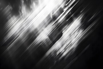 Wall Mural - Abstract motion blur black and white backdrop