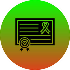 Poster - Certificate Icon