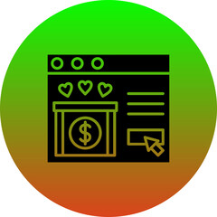 Poster - Online Donation Icon