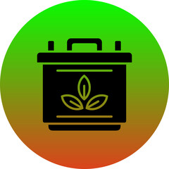 Canvas Print - Battery Icon