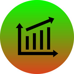 Sticker - Bar Chart Icon