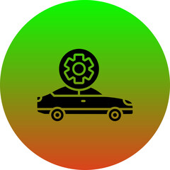 Wall Mural - Car Service Icon