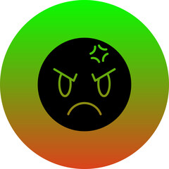 Sticker - Angry Icon