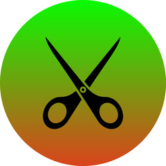 Canvas Print - Scissor Icon