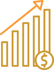 Sticker - Revenues Vector Icon