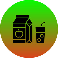 Wall Mural - Juice Icon