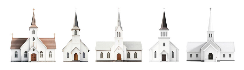 Poster - Church illustration set