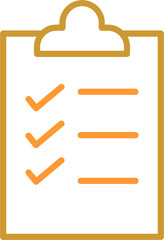 Sticker - Checklist Vector Icon